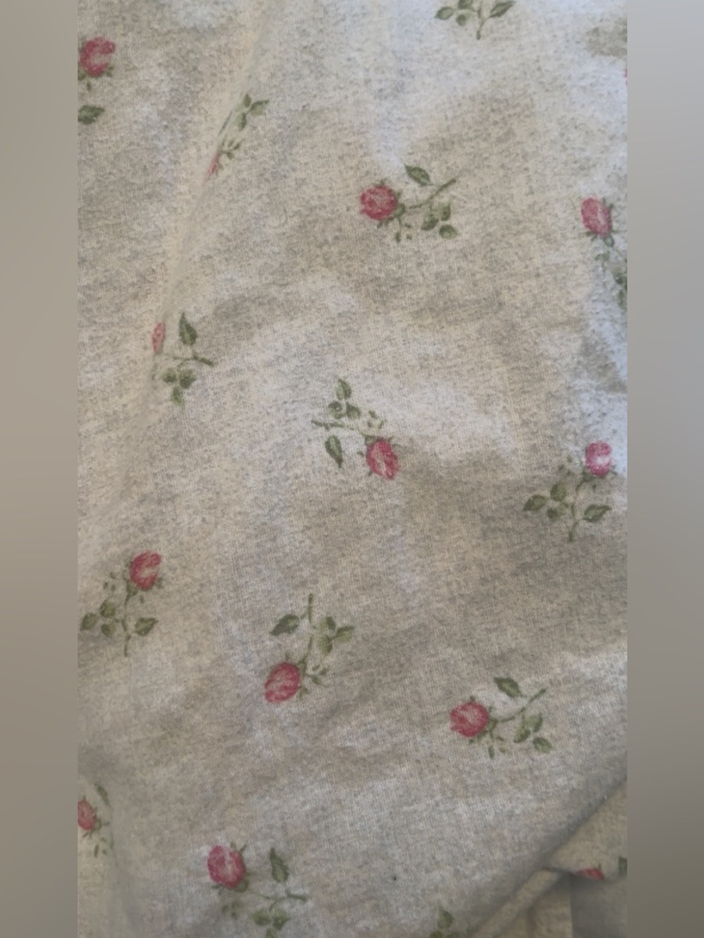 🩷 Vintage Pink Rose Print Top Sheet 🩷
